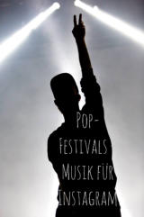 Pop-Festivals. Musik für Instagram